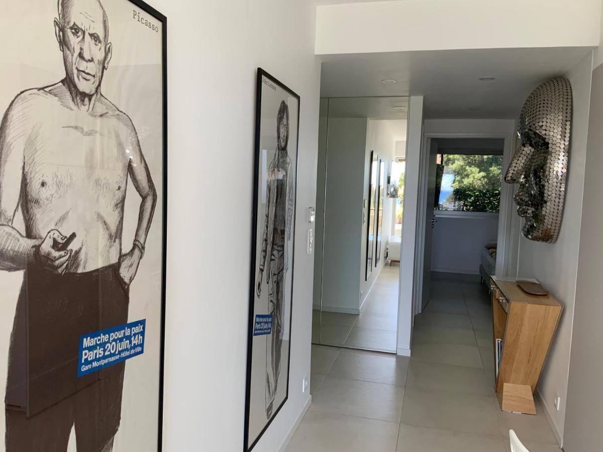 Appartement 2 Chambres Vue Mer Panoramique, Proche Croisette Cannes Vallauris Zewnętrze zdjęcie