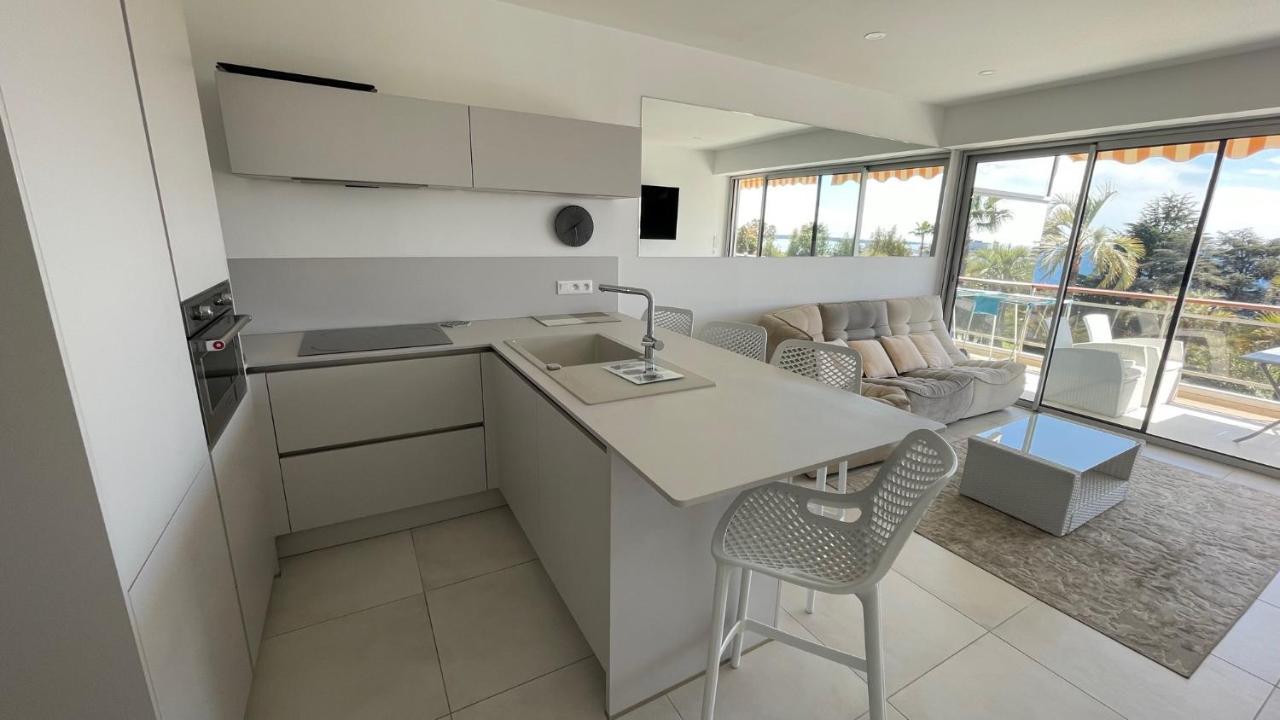 Appartement 2 Chambres Vue Mer Panoramique, Proche Croisette Cannes Vallauris Zewnętrze zdjęcie