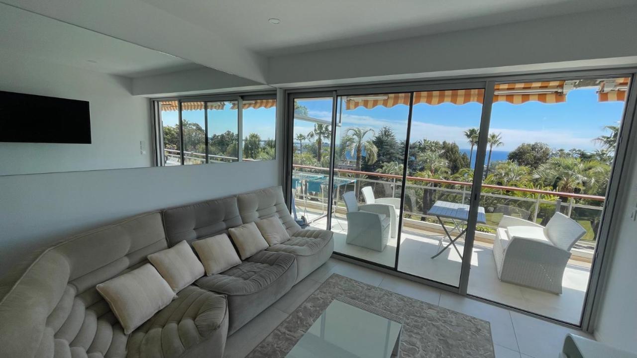 Appartement 2 Chambres Vue Mer Panoramique, Proche Croisette Cannes Vallauris Zewnętrze zdjęcie