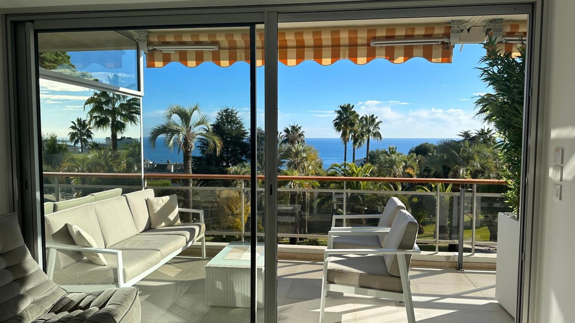 Appartement 2 Chambres Vue Mer Panoramique, Proche Croisette Cannes Vallauris Zewnętrze zdjęcie
